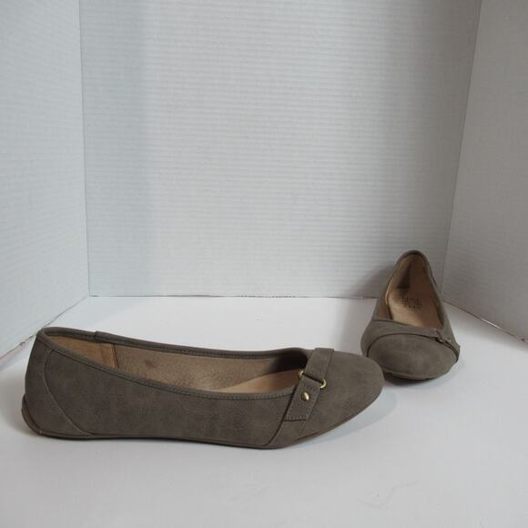 Naturalizer Shoes - Naturalizer Flats Womens Size 8.5 M Tan Suede Seesee-N Loafers Shoes Casual NEW
